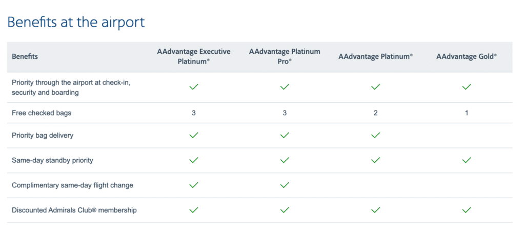 market segmentation - benefits at the airport